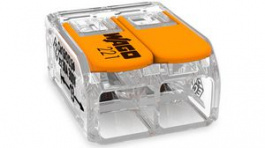 221-612, Клеммник монтажный; 221; самозажимная клемма; 0,5?6мм2; 450В; 41А, Wago