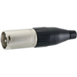 AC3M XLR, 3 Poles AC Soldering Connection Nickel - Plated