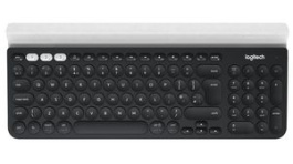 920-008034, Keyboard with Integrated Stand, K780, DE Germany, QWERTZ, USB, Wireless/Bluetooth, Logitech