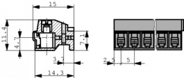 PT 1,5/12-PVH-5,0, PCB Terminal Block 12P5 mm, Phoenix Contact