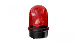 88413075, Rotating Beacon with Fresnel Lens Red 24VAC / DC LED, WERMA Signaltechnik