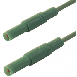 MLS GG 50/2.5 GRUN / GREEN, Safety test lead diam. 4 mm green 50 cm CAT III, SKS Kontakttechnik