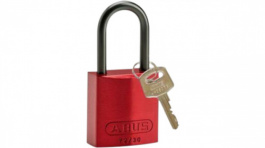 834864, Aluminuim Padlock-Compact;Red;Aluminium, Brady