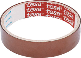 51408 19MMX33M, Паяльная маскировочная лента, 19mm x 33m коричневый transparent 19 mmx33 m, Tesa