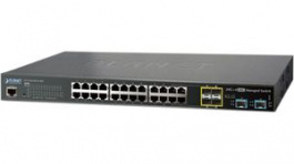 GS-5220-20T4C4XR, Network Switch, 24x 10/100/1000 Managed, Planet