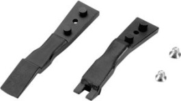 A7SV, Kit of 2 PVDF Tips and 3 Screws ESD Very Fine/Curved 40mm, Ideal-Tek