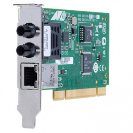 AT-2701FTXA/ST-001, Network card PCI 1x 10/100 1x 100FX ST/MM, Allied Telesis
