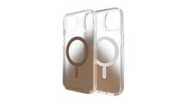 702008219, Cover with MagSafe, Transparent/Gold, Zagg