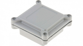 RND 455-00660, Metal enclosure, Light Grey, 96.2 x 96.2 x 45 mm, Aluminium Alloy / ADC12, RND Components