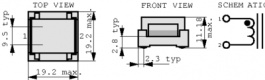 HC2LP-R47-R, Inductor, SMD 0.47 uH 53 A +-20%, Eaton