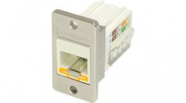 SLJWHPM, CAT6 LOKJAC Panel Mount Socket, TUK Limited