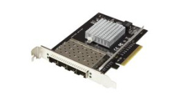 PEX10GSFP4I, PCI Express 10 Gigabit NIC Server Adapter Network Card 4x SFP+ PCI-E x8, StarTech
