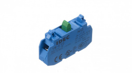 YW-E10, Single Contact Block Blue, IDEC