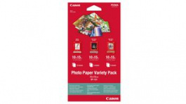 0775B078, Variety Paper Pack, Photo, 10 x 15 cm, 150 x 100mm, 20 Sheets, CANON
