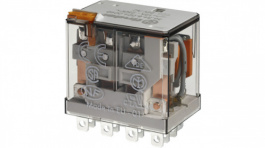 56.34.9.024.0040, Реле: электромагнитное; 4PDT; Uобмотки:24ВDC; 12A/250ВAC; 490Ом, FINDER