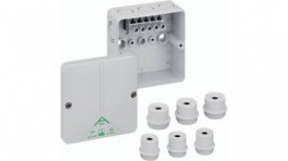 81140701, Junction Box 94 x 94 x 56mm Polystyrene IP65 Grey, Spelsberg