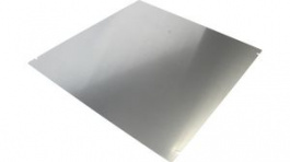 1434-1717, Bottom Mounting Plate 432x1x432mm Aluminium, Hammond