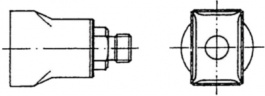 Q06, Hot Air Nozzle, Quad, 10mm, Weller