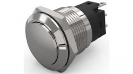 82-5161.1000, Pushbutton Switch, 1CO, Momentary Function, Silver, EAO