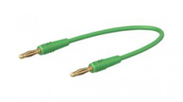 28.0047-00725, Test Lead, Green, 7.5mm, Nickel-Plated Brass, Staubli (former Multi-Contact )