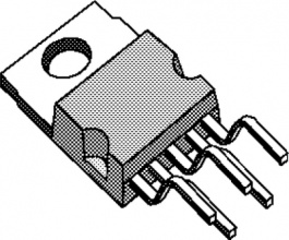 TDA 2030V, Audio/Video IC Pentawatt 5 (Vert.), STM