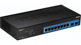 TEG-082WS, 10-Port Gigabit Network Switch, 10x 10/100/1000 2x SFP WebSmart, Trendnet