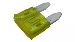 RND 170-00212, Mini Automotive Blade Fuse Yellow 20A, RND Components
