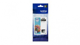 LC424BK, Ink Cartridge, Black, 750 Sheets, Brother