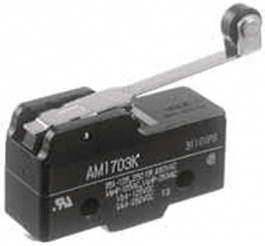 AM1703F, Микропереключатель SNAP ACTION; с рычагом (с роликом); SPDT, Panasonic