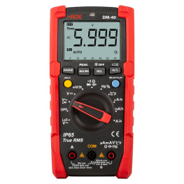 DM-40 + поверка, Мультиметр RGK DM-40 с поверкой, RGK
