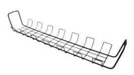 17031305 [2 шт], Cable Organizer Tray, 2pcs, Black, Suitable for Desk Mount, Roline