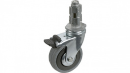 9.0501, Steering castor with tube fastening, Rose+Krieger