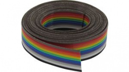 RND 475-00716 [30 м], Flat Ribbon Cable 16 x 0.08 mm\x1a 30 m Multicoloured, RND Cable