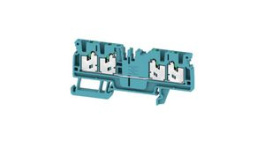 2753960000, Terminal Block, Push-In, 4 Poles, 800V, 24A, 0.5 ... 2.5mm², Blue, Weidmuller