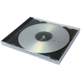 MX-295-10, CD Jewel Case 10Stk.,black-transparent, Maxxtro