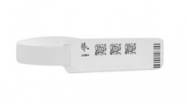 10015358-RK, Wristband, Polypropylene, 25 x 152mm, 303pcs, Red, Zebra