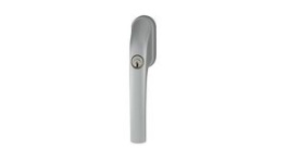 37384, Lockable Window Handle, 168mm, Aluminium/Plastic/Steel, ABUS