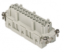 CCEF 24, CCE, 24 poles +earth, female insert, for female contacts 16A, ILME