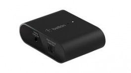 AUZ002VFBK, Audio Adapter with AirPlay 2 , Straight, USB-A Plug - 3.5 mm Stereo Socket/SPDIF Socket, BELKIN