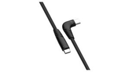 SP1M0ASYLK50CC1G, USB Cable USB-C Plug - USB-C Plug 1m USB 3.1 Black, Silicon Power