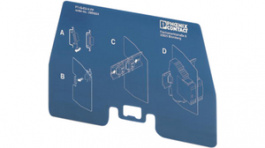 2905023, Separating plate 77.2 x 1 x 138.7 mm blue, Phoenix Contact