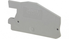 3034895, End plate, grey, Phoenix Contact