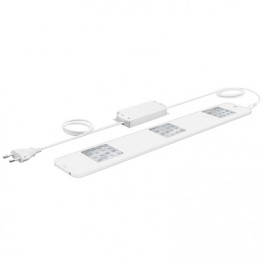 40007 QOD DOMINO LONG 3X4W, LED luminaire white, Osram