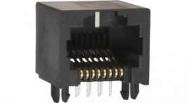 43860-0001, Гнездо; RJ45; PIN:8; Кат:3; с низкми профилем; позолота; THT, Molex
