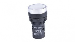 RND 210-00043B, Panel Indicator, White, 22mm, 24V, Screw, RND Components