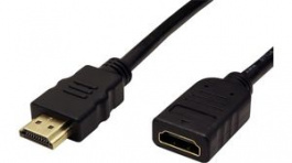 11.99.5575, HDMI Extension Cable Black 2 m, Value