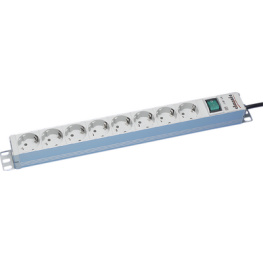 333.400, Outlet Strip, 8xF (CEE 7/3), 2 m, Bachmann