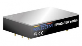 RP40Q-11005SRUW/P, DC/DC Converter 16 ... 160VDC 5V 40W, RECOM