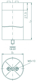 E50.N13-904N50, C=900uF; Vdc=600V, ELECTRONICON