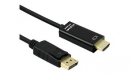 11045996, Video Cable, DisplayPort Plug - HDMI Plug, 3840 x 2160, 2m, Roline